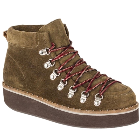 Free People Women Durango Moto Platform Combat Ankle shoes boot sz 41/11 - Picture 3 of 16